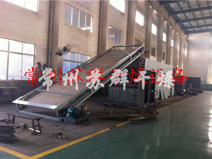 苜蓿草烘干機(jī)，苜蓿草網(wǎng)帶式干燥機(jī)